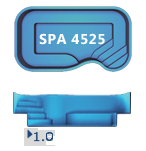 Композитный бассейн San Juan SPA 4525 (4,5 х 2,5)